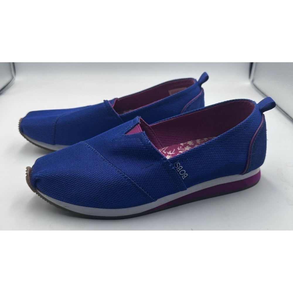 Sketchers Bobs womans casual shoes size 8.5 slip-on canvas upper rubber sole